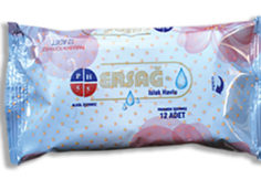 Вологі серветки Ersağ Wet Towel 12 шт